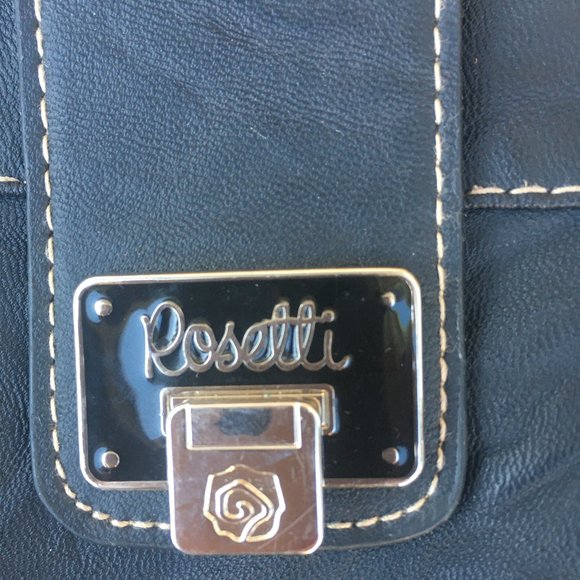 Rosetti Black Passport Purse Wallet Crossbody - Picture 2 of 10